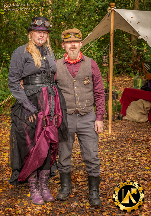 Roy and Debbie - The Steam Tent Co-operative. © James Howarth - www.Steamtent.uk