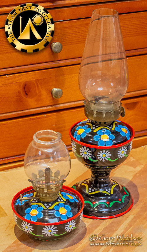 Bargeware Lanterns, Daisies almost complete - The Steam Tent Co-operative.  Gary Waidson - www.Steamtent.uk