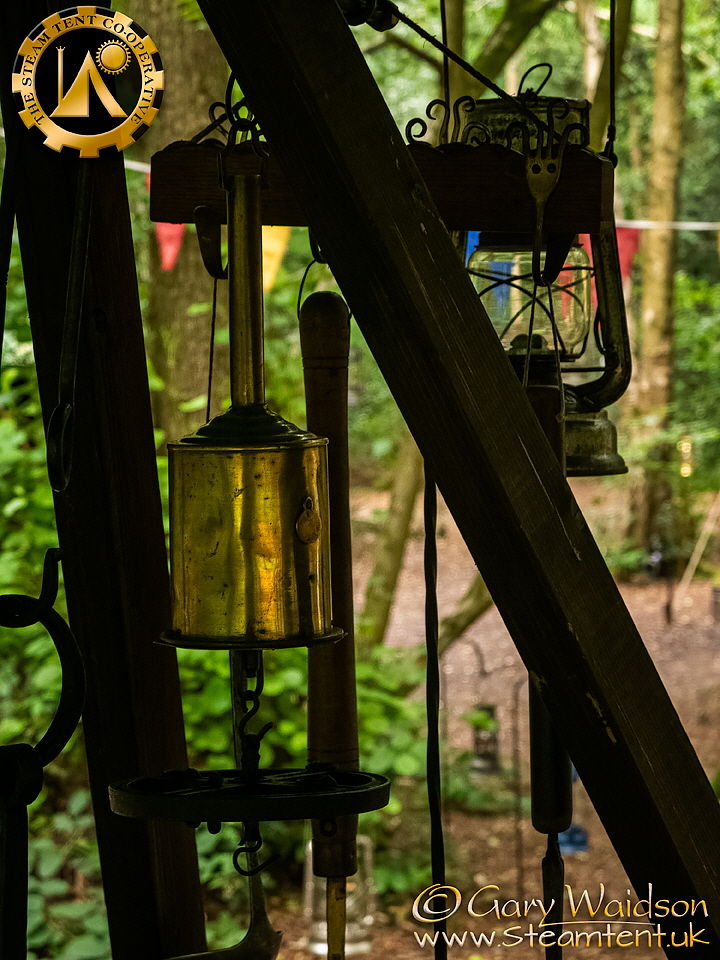 Steam Tent Corner at the Bushmoot 2024- The Steam Tent Co-operative. © Gary Waidson - www.Steamtent.uk
