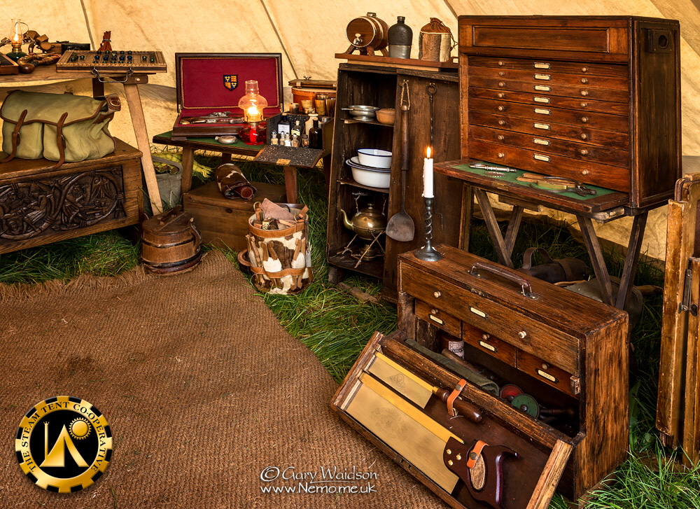 You can never have too many boxes. - The Steam Tent Co-operative. © Gary Waidson - www.Steamtent.uk