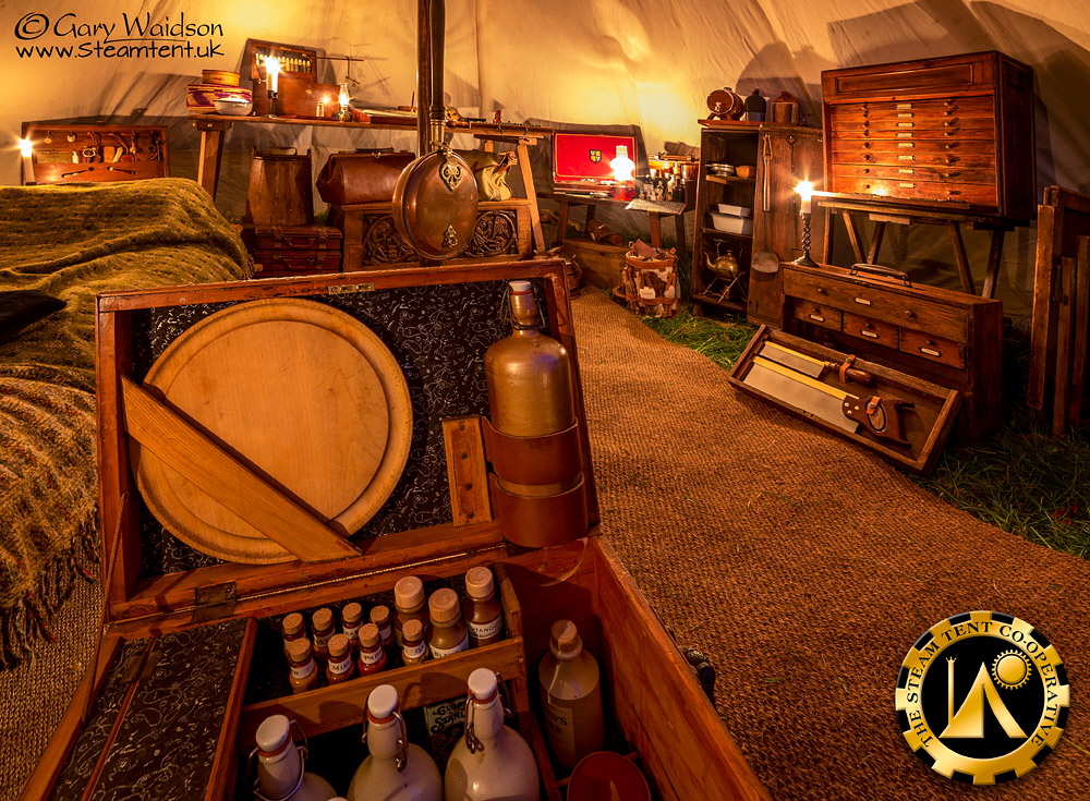 who said camping should be uncomfortable. - The Steam Tent Co-operative. © Gary Waidson - www.Steamtent.uk