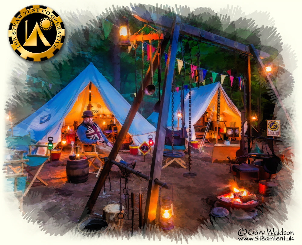 The Steam Tent Co-operative. © Gary Waidson - www.Steamtent.uk
