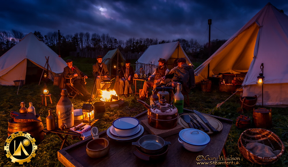 The Heart of a Camp. - The Steam Tent Co-operative.  Gary Waidson - www.Steamtent.uk