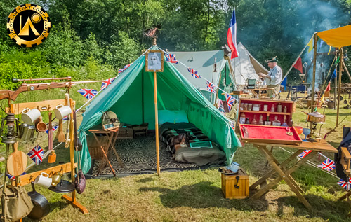 The Steam Tent Co-operative. Steampunk camping at Blists Hill 2018. - The Steam Tent Co-operative. © Gary Waidson - www.Steamtent.uk