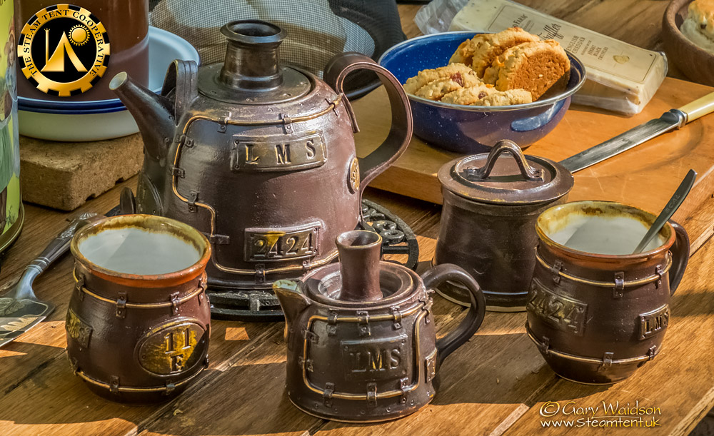 The LMS 2424 Tea  Set - The Easter Tea Party 2019 - The Steam Tent Co-operative. © Gary Waidson - www.Steamtent.uk