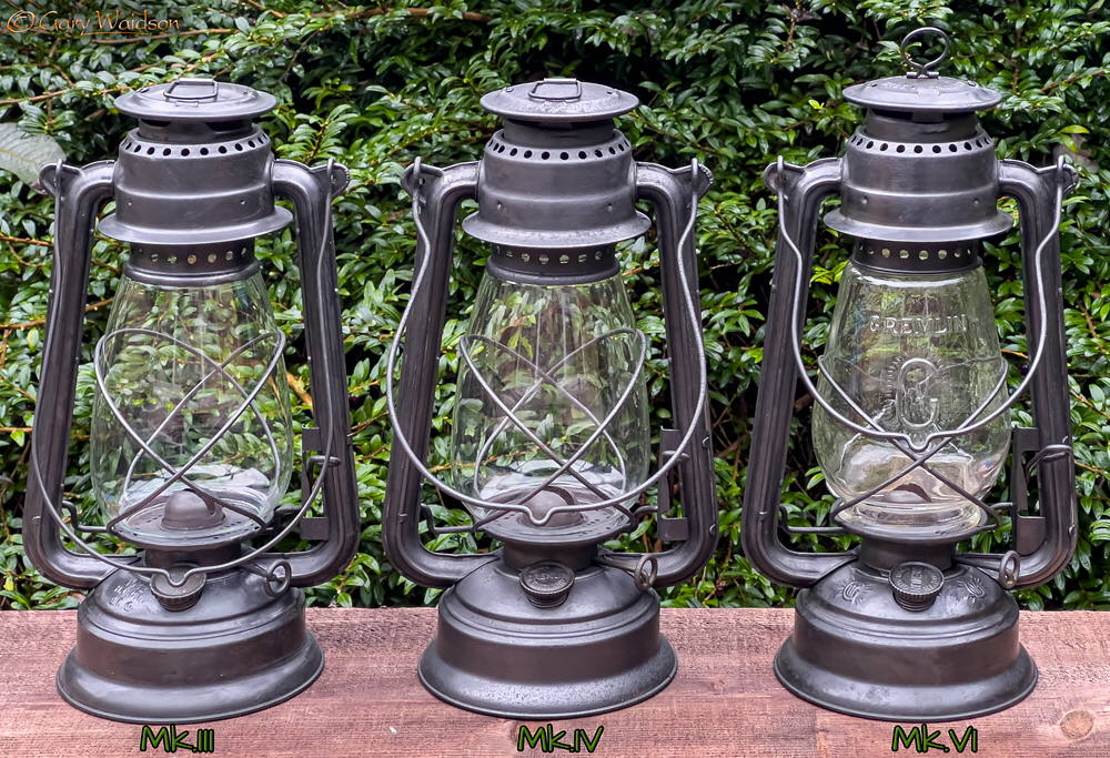 Gremlin 12 inch lanterns in my collection showing three variations - The Steam Tent Co-operative. © Gary Waidson - www.Steamtent.uk Gremlin 12 inch lanterns in my collection showing three variations - The Steam Tent Co-operative. © Gary Waidson - www.Steamtent.uk
