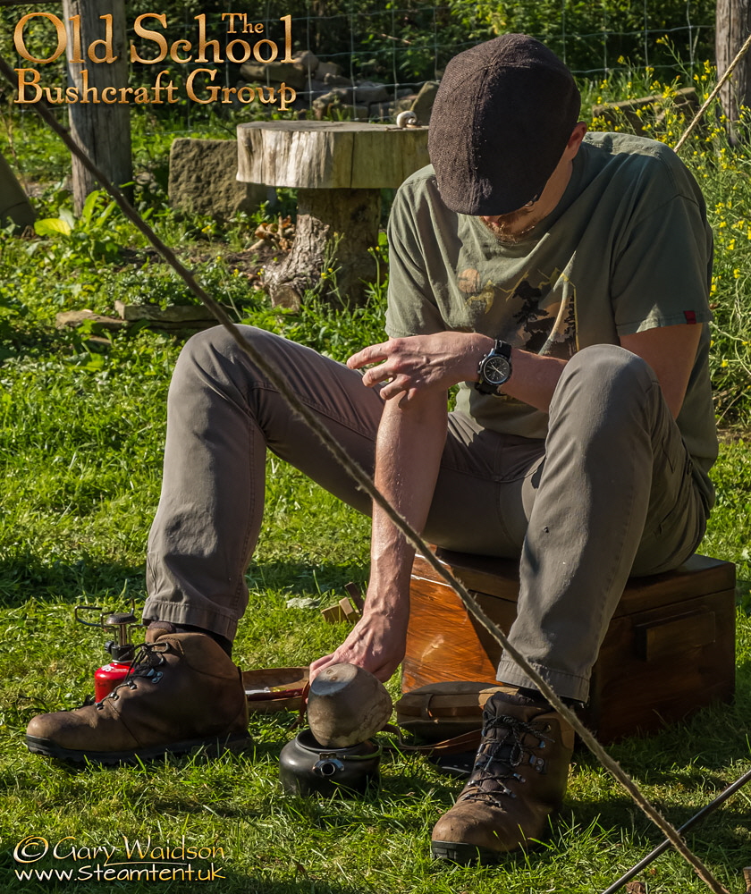 Boil Upt. The Steam Tent Co-operative.  Gary Waidson - www.Steamtent.uk